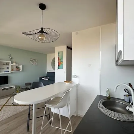 公寓 Lovely For 2 - Panoramic View 昂蒂布