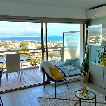 Apartamento Lovely For 2 - Panoramic View Antibes